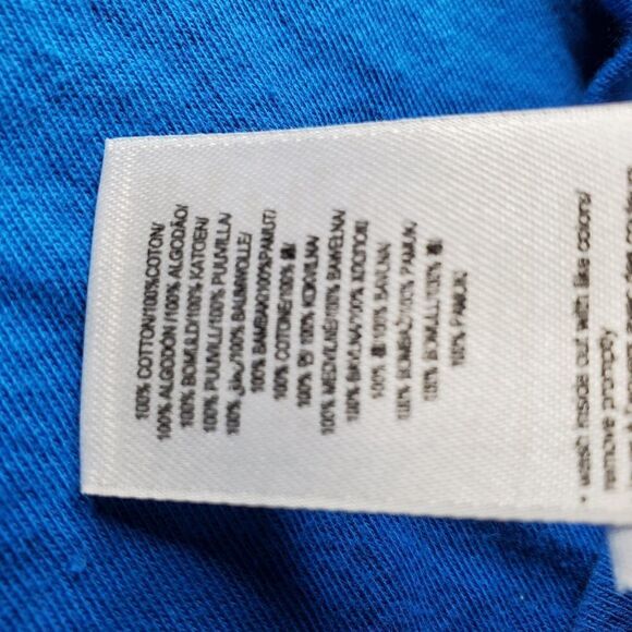 ZUMBA unexpected unapologetic fun blue orange Free Spirited SPELLOUT TSHIRT OSFM - Picture 7 of 7